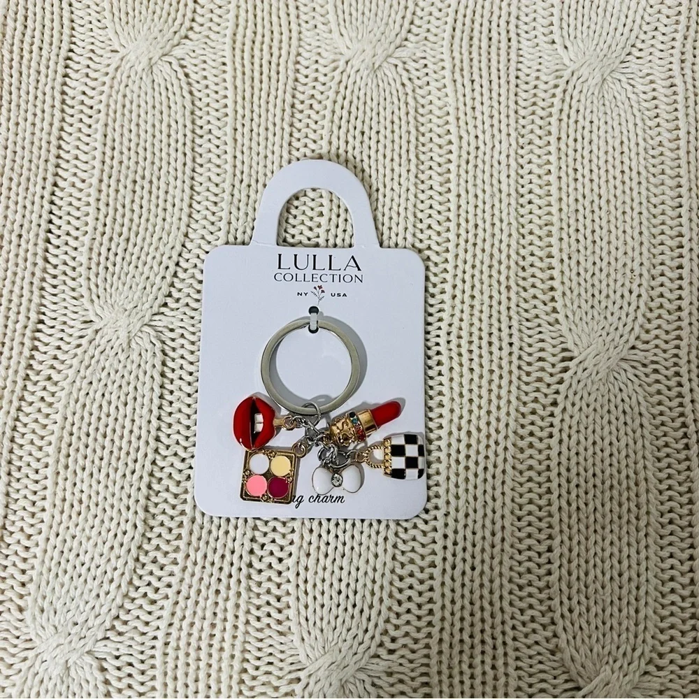 Lulla Collection Petite Lipstick Purse Bag Charm Keychain New Glamour